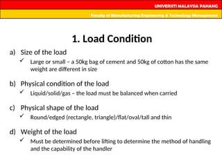 Manual Handling _ part of occupational safety and health | PPT