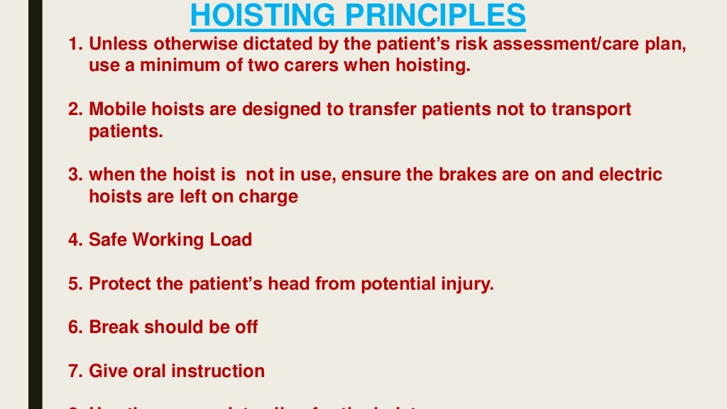 Manual handling presentation