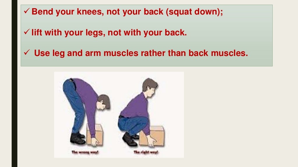 Manual handling presentation