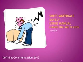 TLID1001A

Defining Communication 2012
1

 