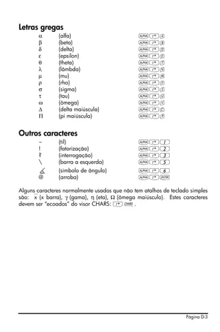 Manual hp 50g original