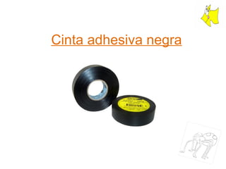 Cinta adhesiva negra 