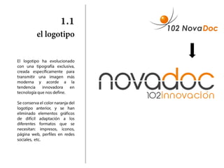 Manual de Identidad Corporativa - 102 Novadoc
