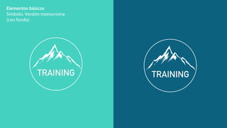 Elementos básicos
Símbolo. Versión monocroma
(con fondo)
 