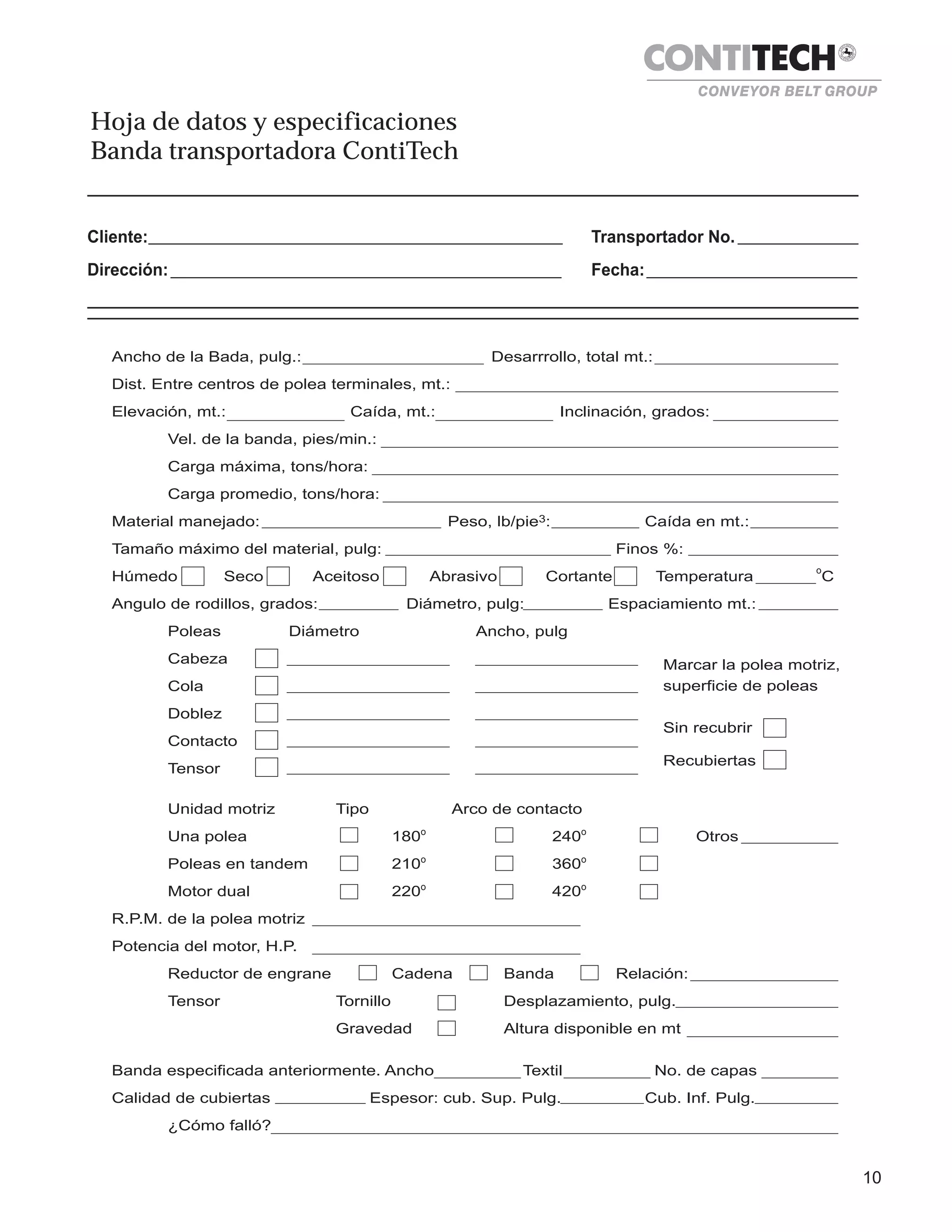 Manual bandas transportadoras | PDF