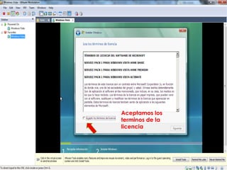 Aceptamos los
terminos de la
licencia
 