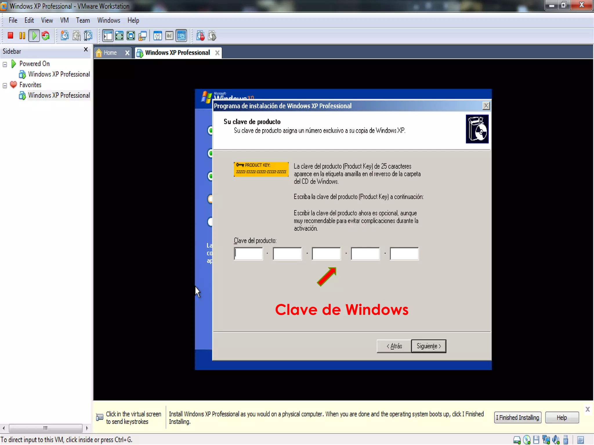 Clave de Windows
 