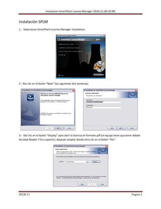 Manual instalacion rapida splm2010 v11 | PDF
