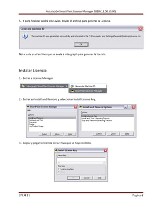 Manual instalacion rapida splm2010 v11 | PDF