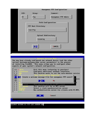 Manual instalasi FreeBSD sebagai Router | PDF