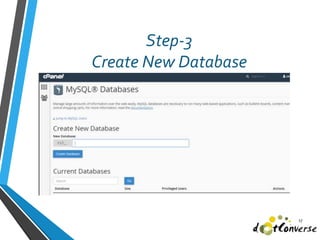 Step-3
Create New Database
17
xyz_
 