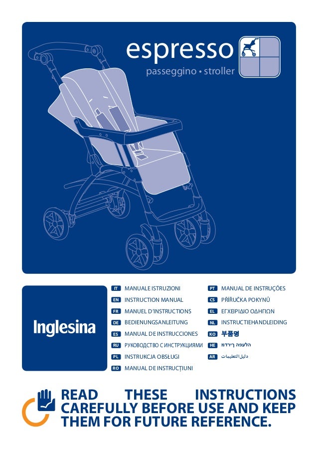 Manual Instruções Carrinho Expresso Inglesina