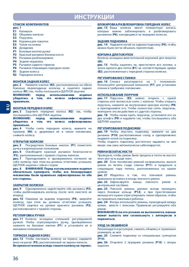 Manual Instruções Carrinho Expresso Inglesina