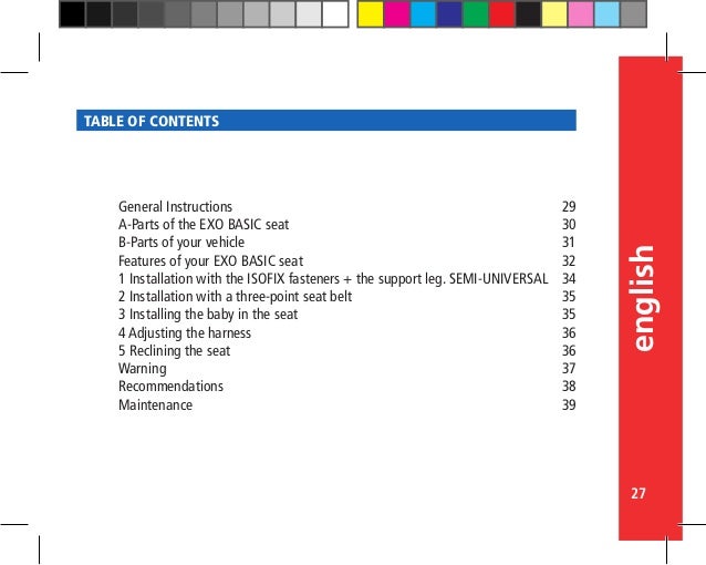Jane Exo Car Seat Instructions Jane Exo Car Seat Instructions