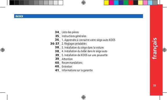 recommandation siège auto