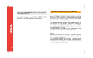 Manual instruções strata_jane