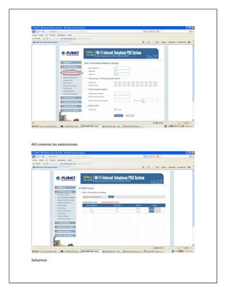 Allí creamos las extensiones




Salvamos
 