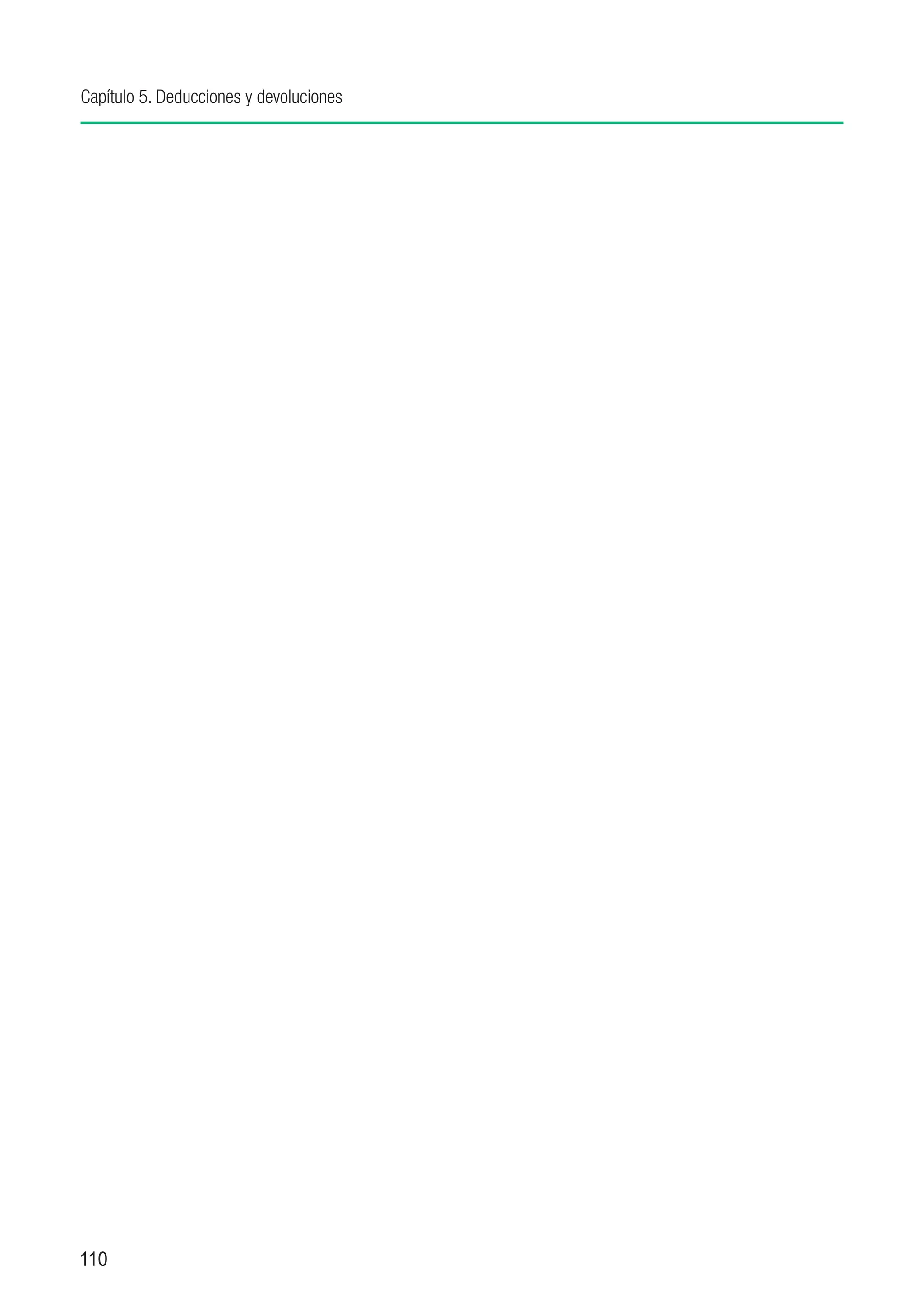 Capítulo 5. Deducciones y devoluciones




110
 