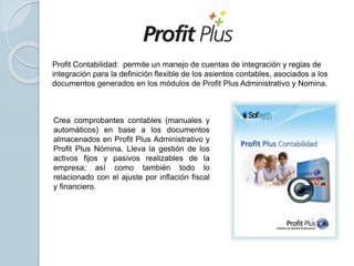 Manual PROFIT PLUS ADMINISTRATIVO. | PPTX