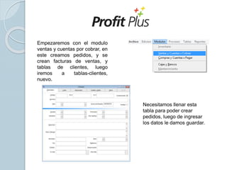 Manual PROFIT PLUS ADMINISTRATIVO. | PPTX