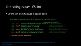 Manual JavaScript Analysis Is A Bug | PPTX