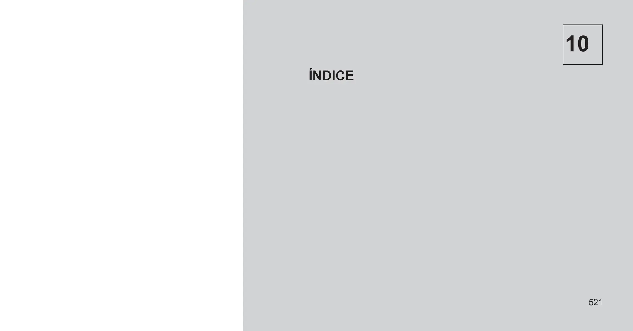 10
ÍNDICE
521
 