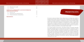 5
Manual Judicial de Lenguaje Claro y Accesible a los Ciudadanos Manual Judicial de Lenguaje Claro y Accesible a los Ciudadanos
3.5 	 Elaboración de la sumilla	 63
3.6 	 Uso de citas	 66
CAPÍTULO IV: LA REDACCIÓN Y LAS NUEVAS FORMAS DE
COMUNICACIÓN JUDICIAL	 69
4.1 	 El proceso oral	 69
4.2 	 Características de la comunicación oral	 70
4.3 	 El Sistema Informático de Jurisprudencia	 73
BIBLIOGRAFÍA	 75
PRESENTACIÓN
El servicio de justicia que brinda el Poder Judicial peruano está diseñado para atender las
principales facetas del ciclo vital de las personas, desde su nacimiento e incluso hasta después de
su muerte. En tal virtud las sentencias son documentos de carácter social cuyas páginas albergan  
la definición del destino, el patrimonio o la libertad de las personas. Por ello, la justicia del siglo
XXI ha vuelto su mirada hacia el ciudadano, su real destinatario. La primera y segunda década
del nuevo siglo son testigos de excepción de los incontables esfuerzos e innumerables acciones
desplegados por la impartición de justicia peruana para brindar un servicio más accesible y
efectivo a sus usuarios. No obstante, los avances alcanzados no han logrado aún convencer a los
ciudadanos, ni devolverles del todo la fe en una justicia confiable y proba.
Nos anteceden décadas de desconexión y desconfianza producto de episodios lamentables
que, aunque quisiéramos borrar de nuestra historia, han marcado la conciencia de nuestros
pueblos y han quedado tallados en la memoria de nuestra gente. La sociedad aún percibe a la
justicia como lejana e inaccesible, y la gobierna el sentimiento que sus tribunales no son el lugar
donde le espera una respuesta a sus problemas, pero quién sabe si mayores complicaciones,
provocándole nuestra proximidad sentimientos encontrados de necesidad de atención por
un lado, y de temor y desazón por el otro. El siglo XXI nos trae entonces una tarea difícil,
pero imprescindible: reconciliar la justicia ejercida por nuestros tribunales con la comunidad,
siendo el primer paso reconectarse con las personas y para ello es imprescindible aprender a
comunicarnos más y mejor.
 