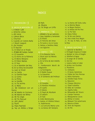 ÍNDICE


1. PRESENTACIÓN | 3               de París                         13. La Danza del Zuku zuku
                   ...