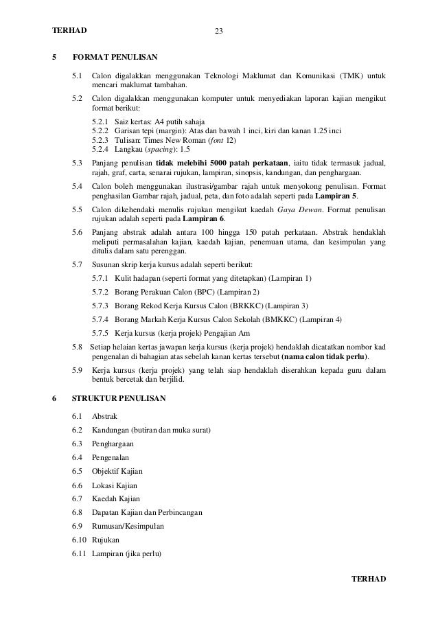 Manual kerja kursus pbs, pengajian am p2 2014