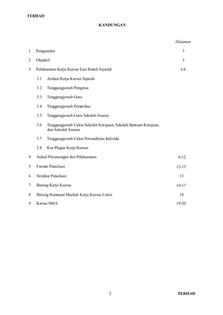 Manual kerja kursus sejarah 2019