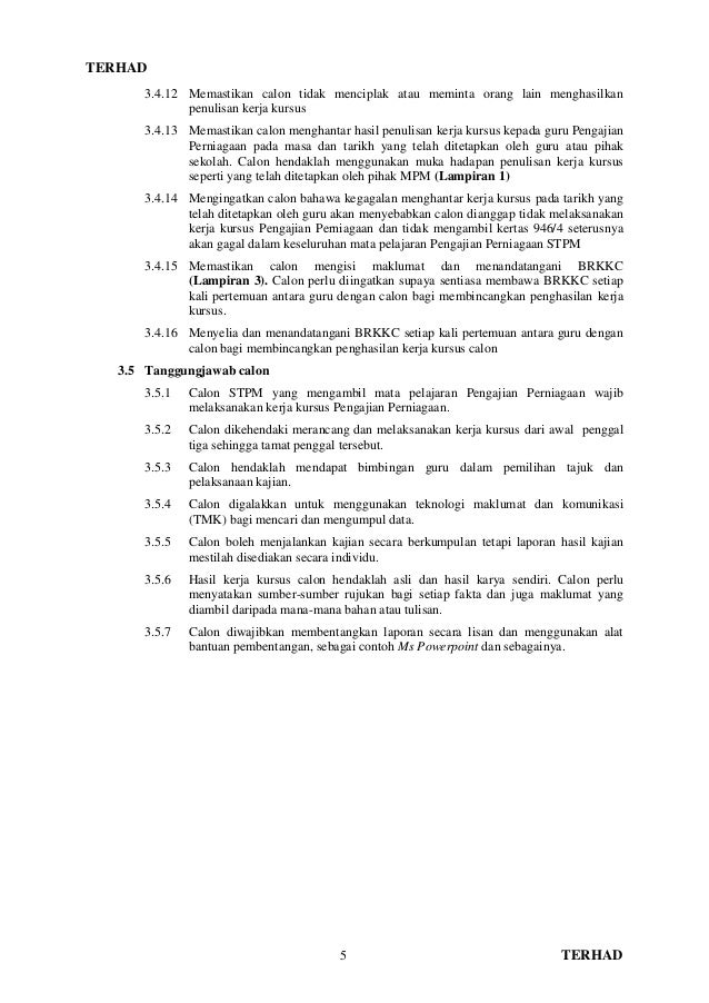 Manual Kerja Kursus Pengajian Perniagaan STPM Penggal 3 2015