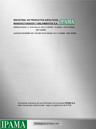Manual Lamina Pvc | PDF
