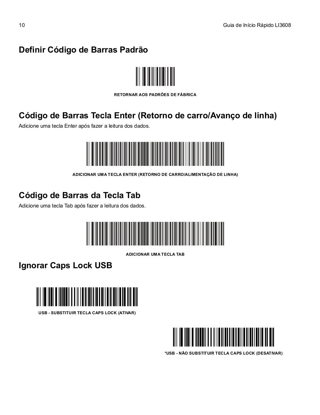 LI3608 Manual do Leitor Zebra