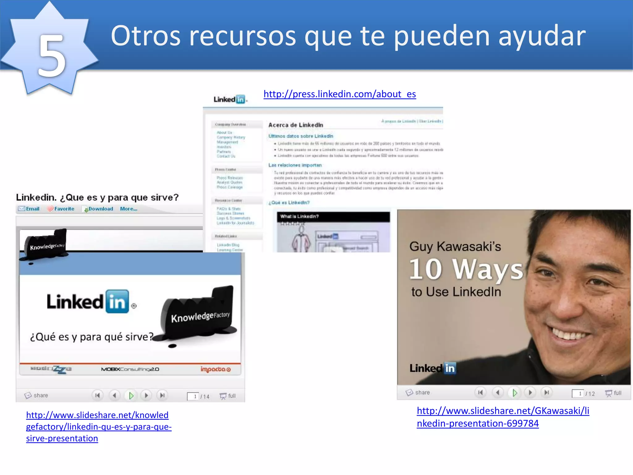¿Qué ofrece la cuenta premium?¿Quién ha visto mi perfil?20, 50 y 200 dólares por mesOfrece más detalles sobre las personas que visitan tu perfil4BúsquedasPermite buscar con más detalle y podrás ver perfiles completos de gente fuera de tu red. También te permite guardar más búsquedasMensajes inMailInMail es el sistema de mensajería interno de LinkedIn y te permite contactar a alguien directamente sin una presentación de un tercero. Muy útiles para hacer nuevos contactos sólo por el perfil y si no tienes un contacto en común, o no lo quieres usar.La red OpenLinkLa red OpenLink permite a los usuarios de LinkedIn encontrar y contactar con otros profesionales interesados en conocer a gente nueva. Puedes limitar las búsquedas a sólo personas de la red OpenLink. 