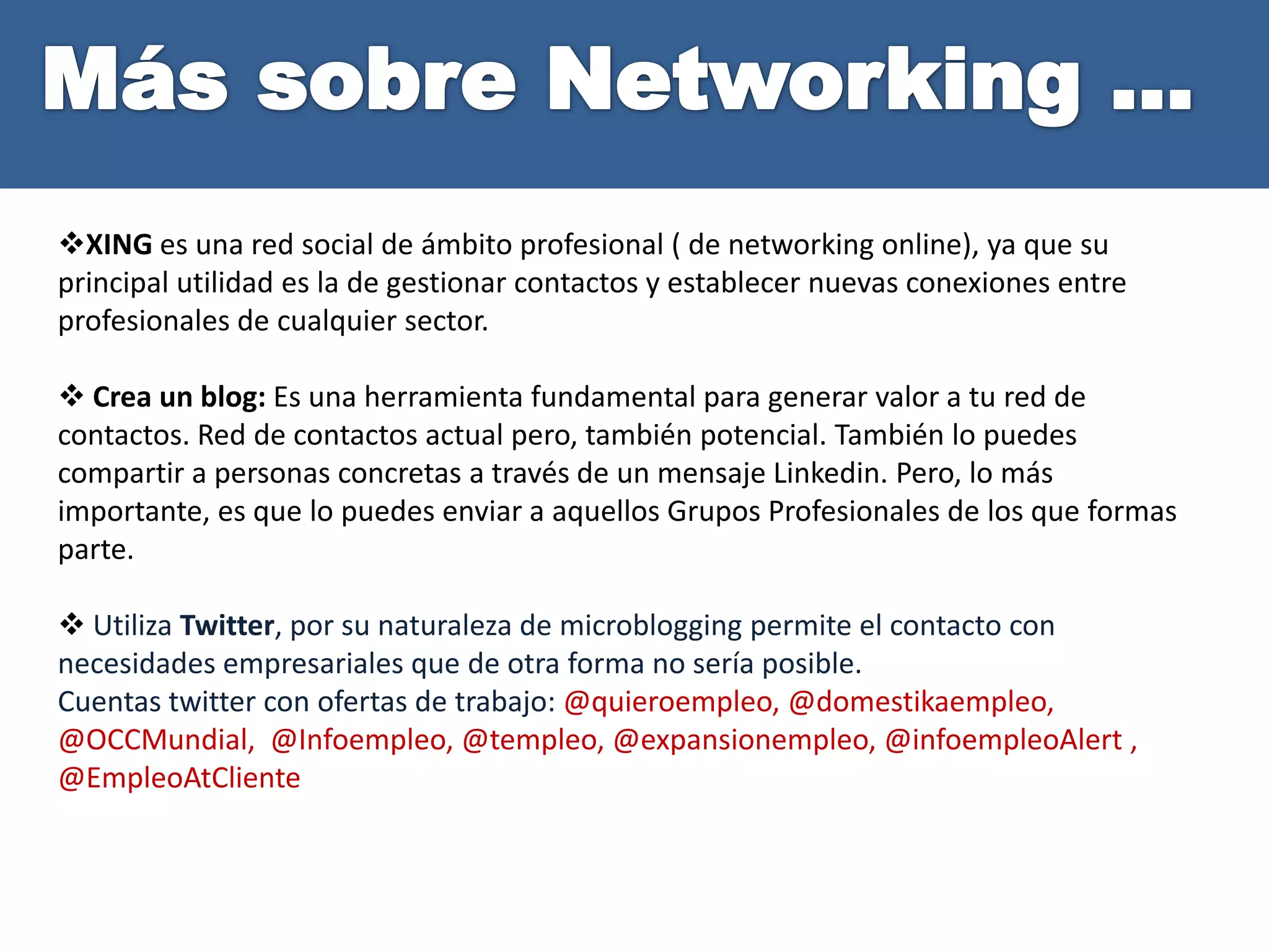 Para publicar contenido