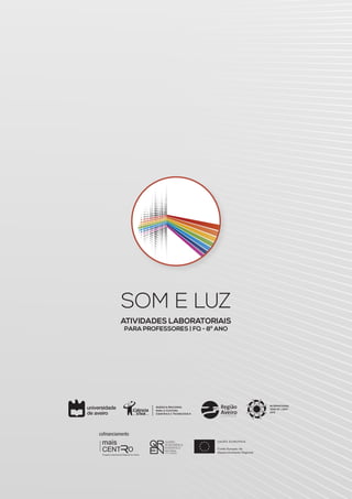 SOM E LUZ
ATIVIDADES LABORATORIAIS
PARA PROFESSORES | FQ - 8º ANO
COMUNIDADE INTERMUNICIPAL
coﬁnanciamento
 