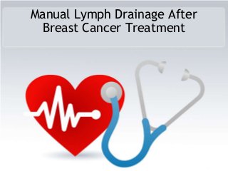 Manual Lymph Drainage After
Breast Cancer Treatment
 