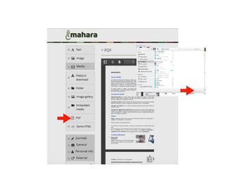 Manual mahara | PDF