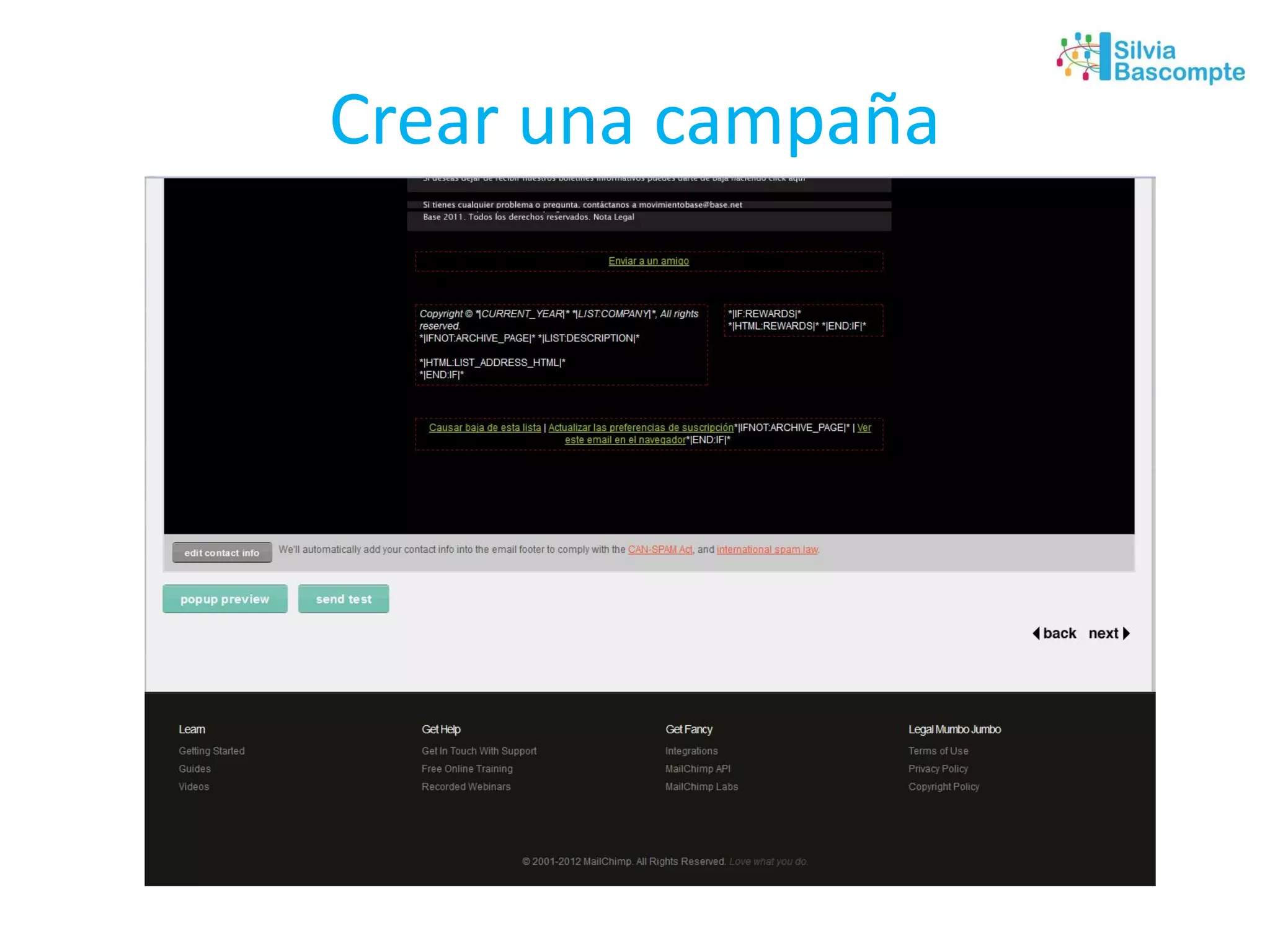 Crear una campaña
 