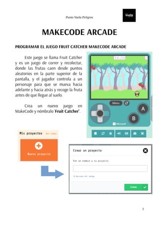 manual sobre cómo programar un juego en Makecode Arcade (2024) | PDF
