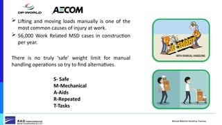 Comprehensive Manual Material Handling Training for Workplace Safety ...