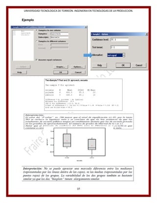 UNIVERSIDAD TECNOLOGICA DE TORREON. INGENIERIA EN TECNOLOGIAS DE LA PRODUCCION.

Ejemplo

37

 