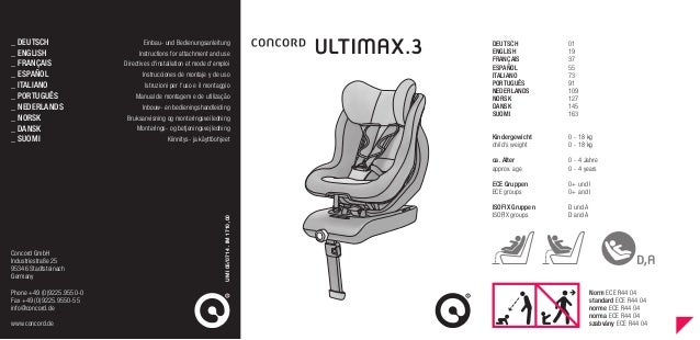 Manual De Instrucoes Ultimax 3 Da Concord