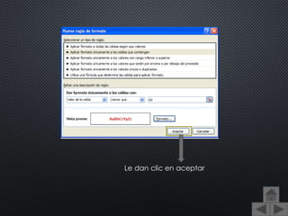 Le dan clic en aceptar
 