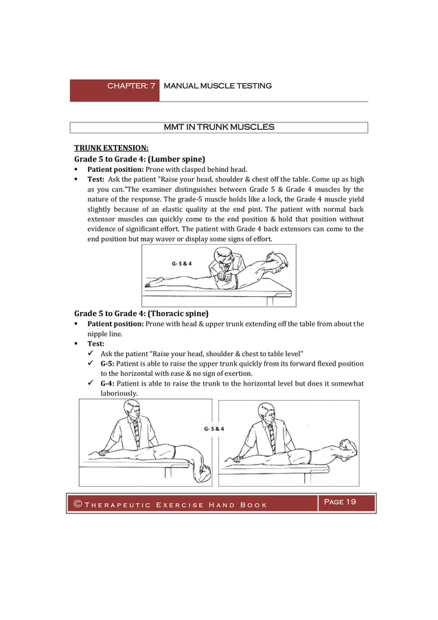 Manual muscle testing | PDF | Death, Injury, or Military Conflict ...