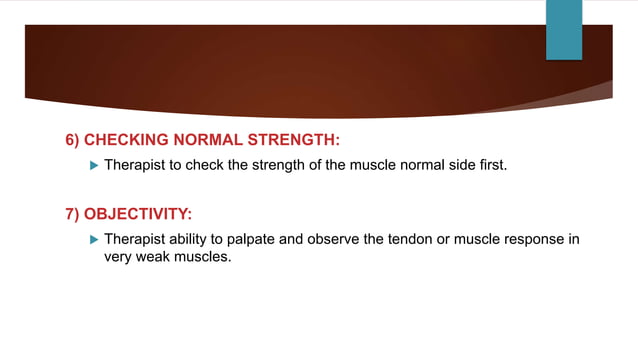 Manual muscle test (MMT) | PPTX