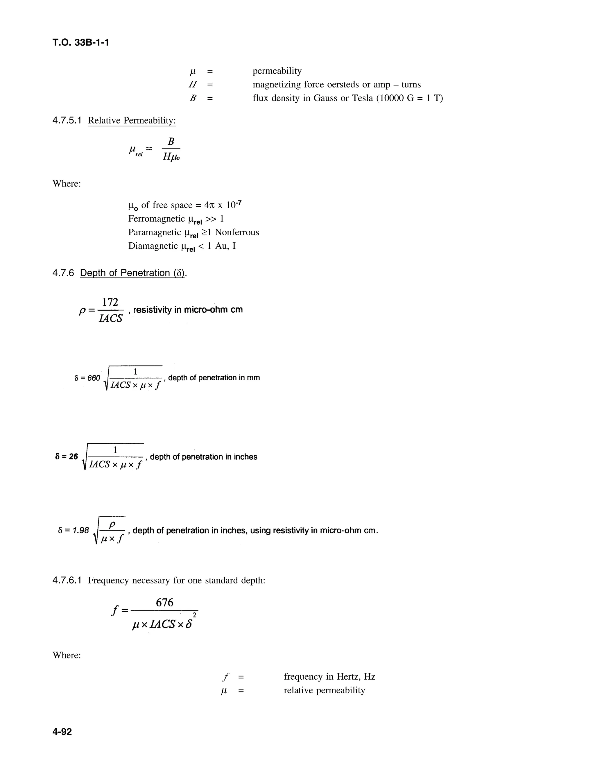 Basic Theory   for  non destructive testing