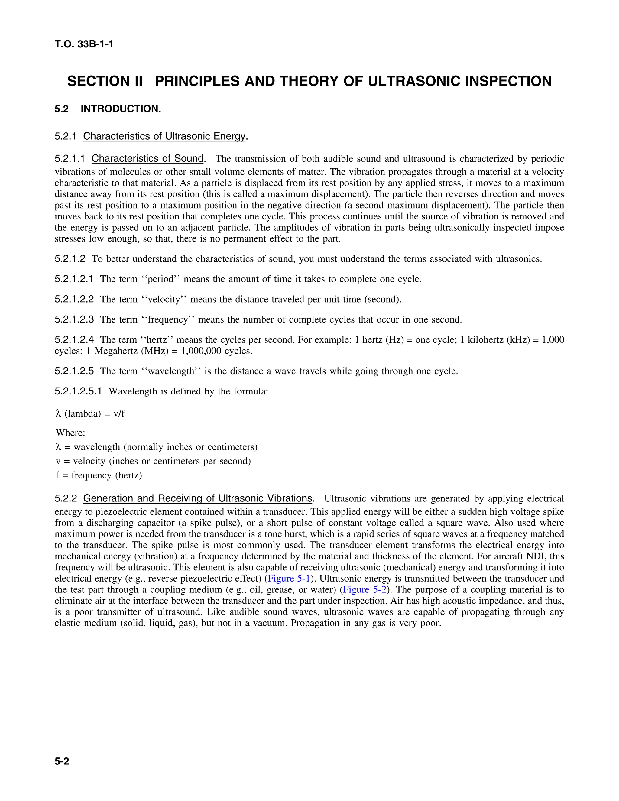 Basic Theory   for  non destructive testing