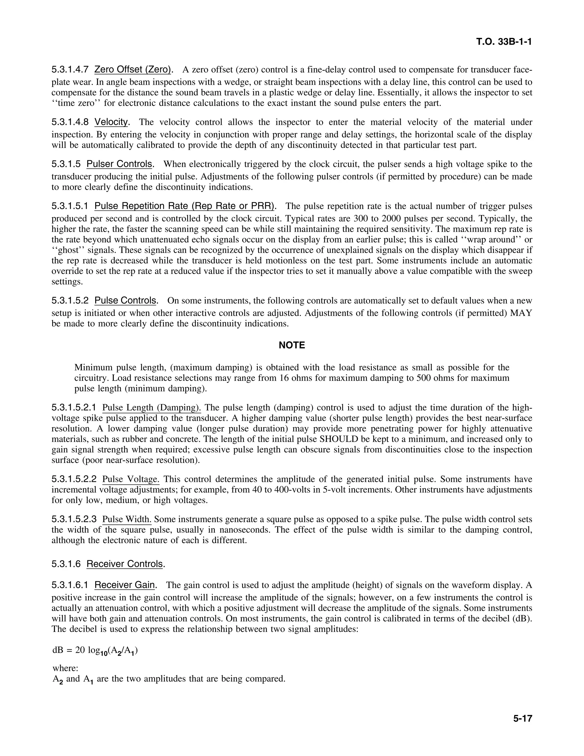 Basic Theory   for  non destructive testing