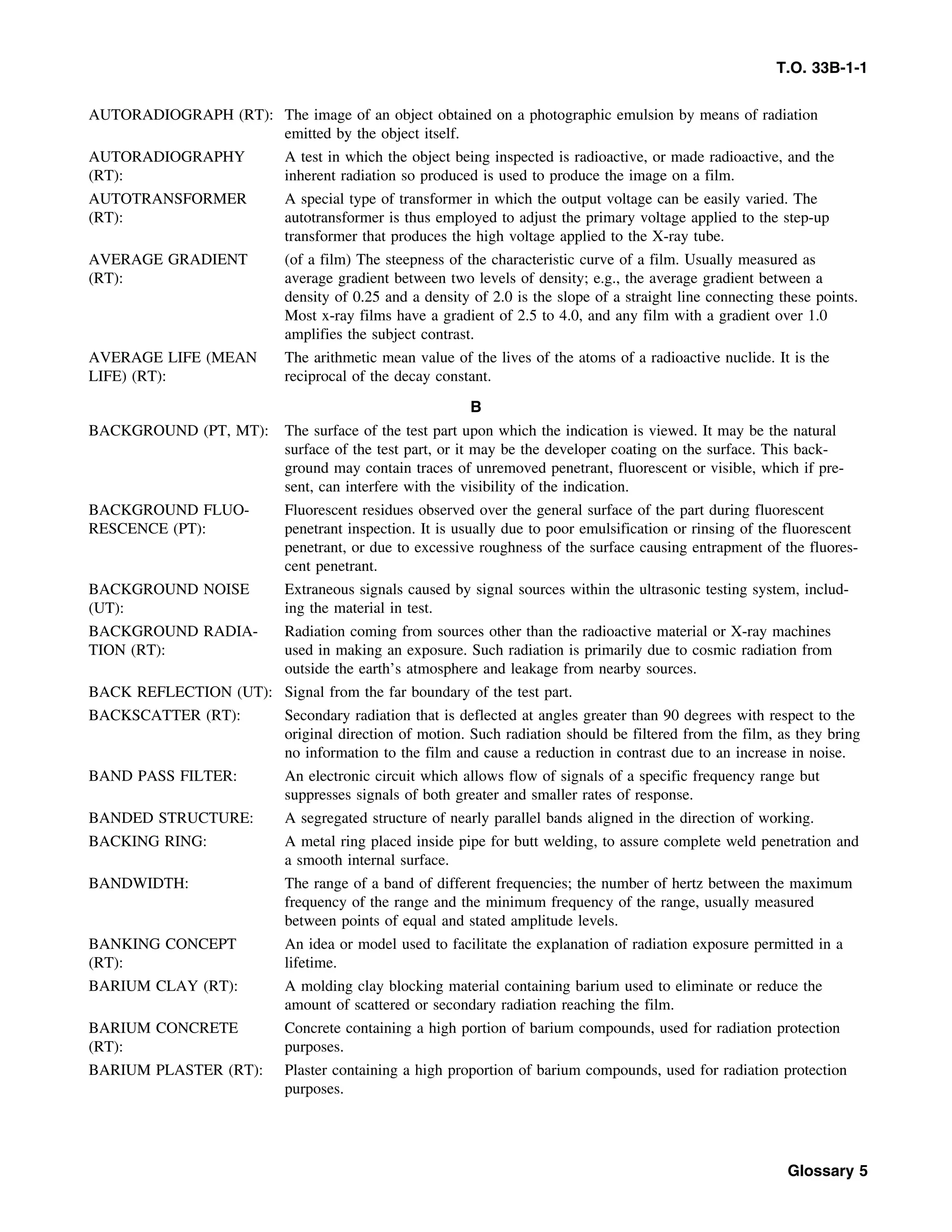 Basic Theory   for  non destructive testing